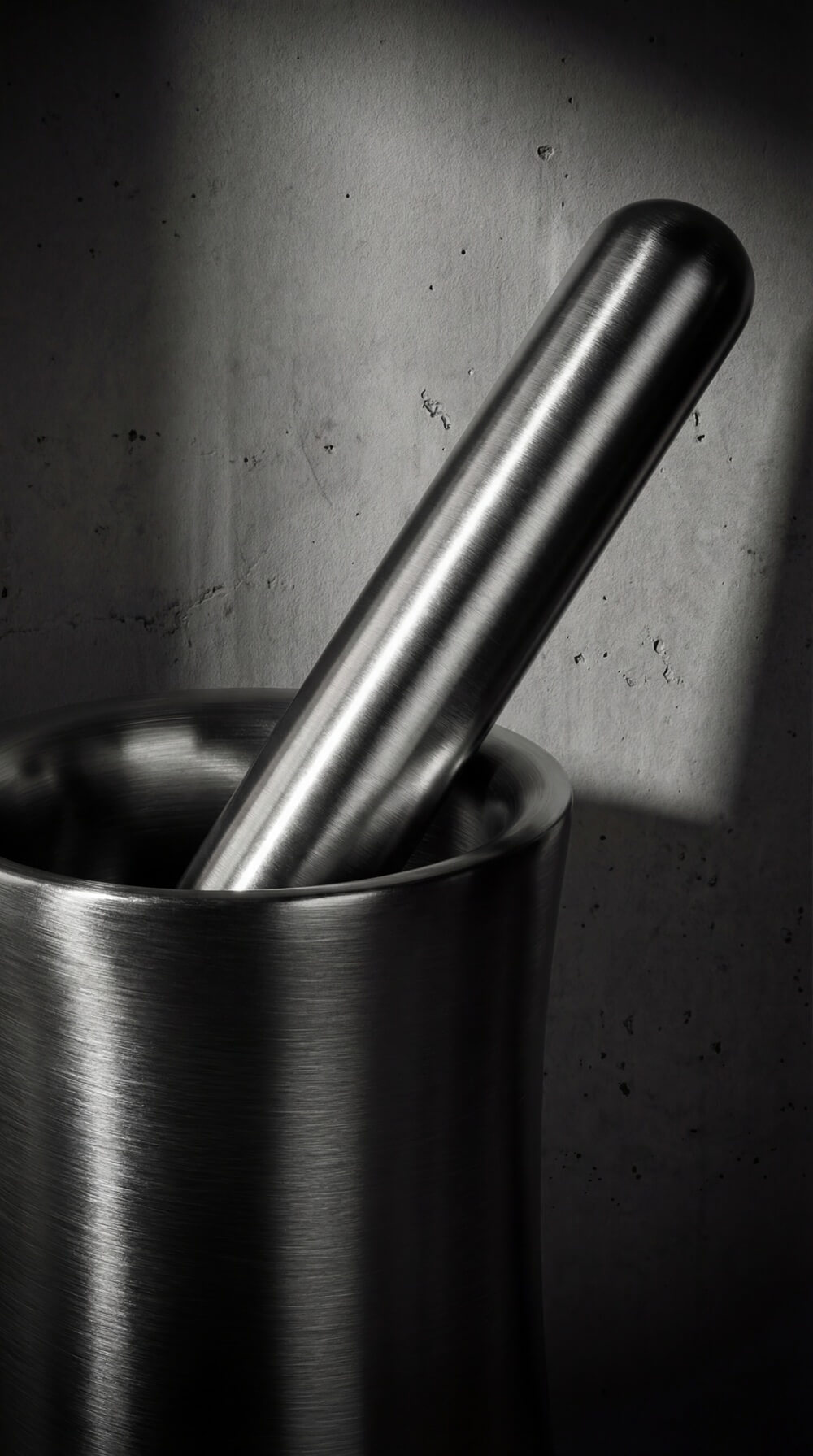 Stainless Steel Conical Mortar